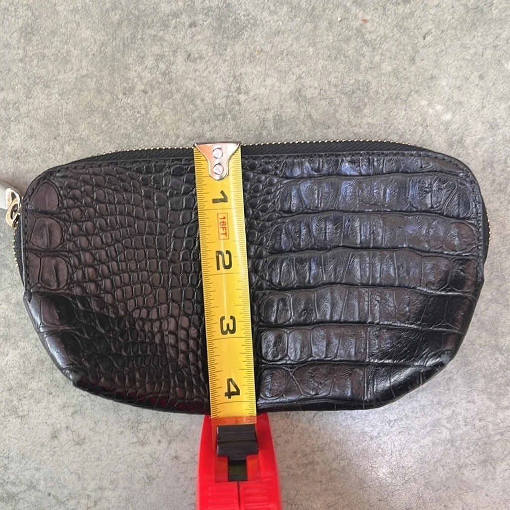Furla black embossed